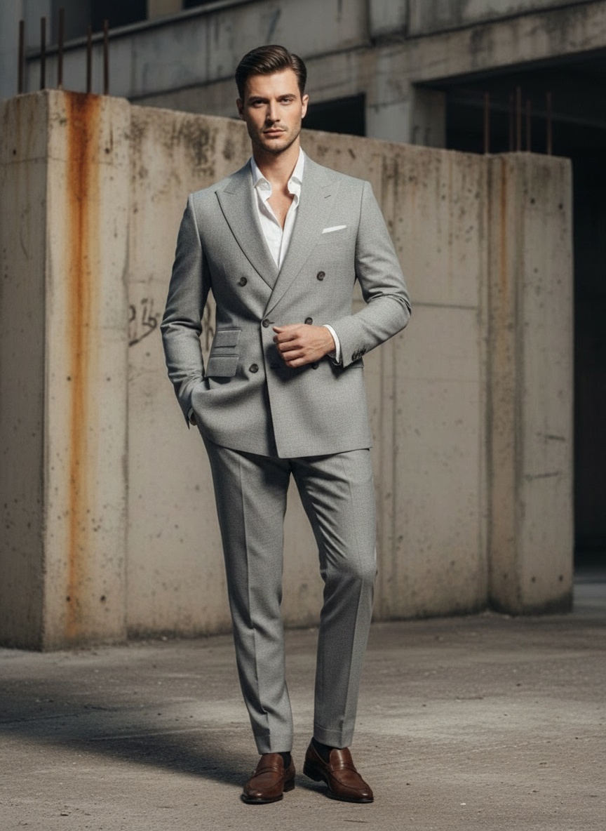 Grey suit